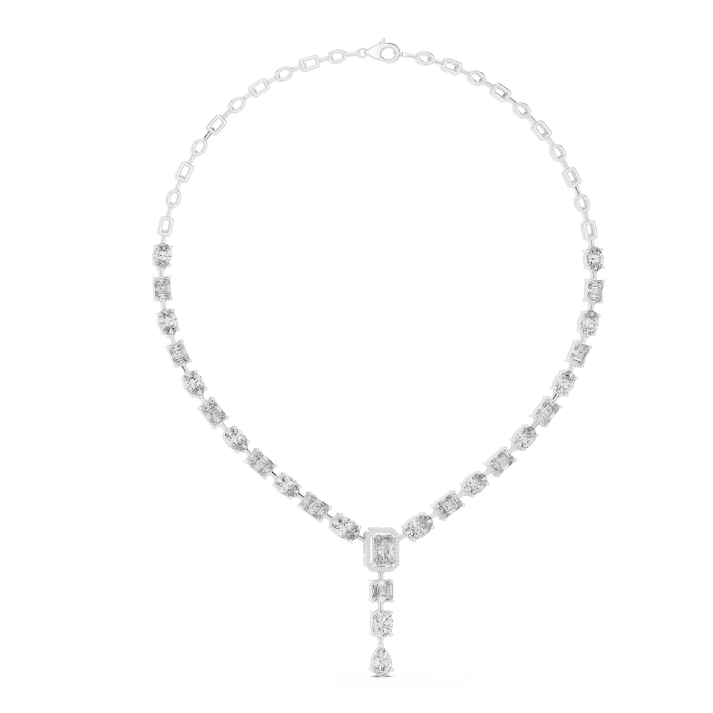 ELEGENT NECKLECE WITH SOLITARE DIAMOND