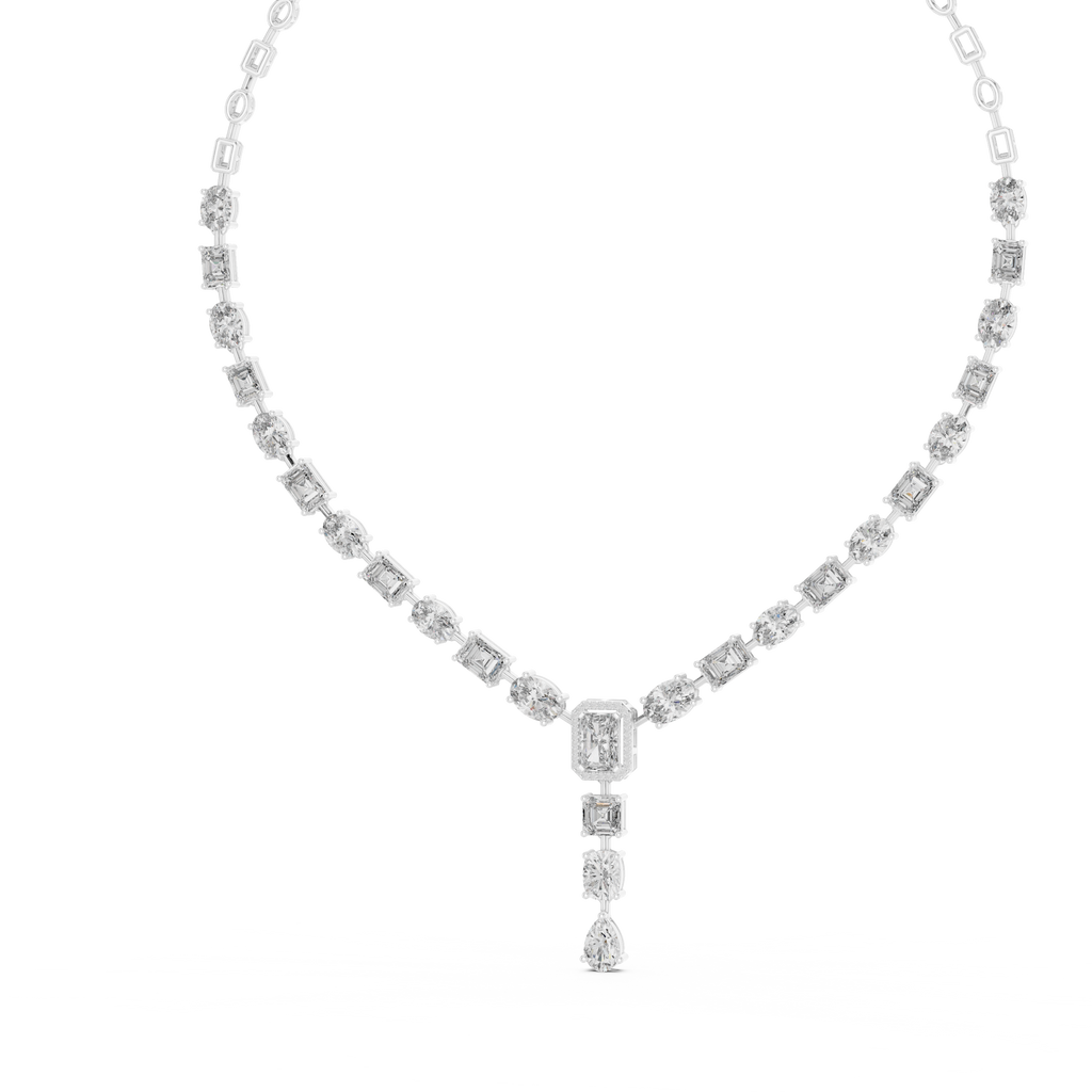ELEGENT NECKLECE WITH SOLITARE DIAMOND