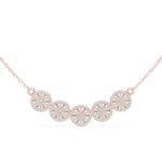 Celestial Halo Diamond Mangalsutra Pendant Necklace